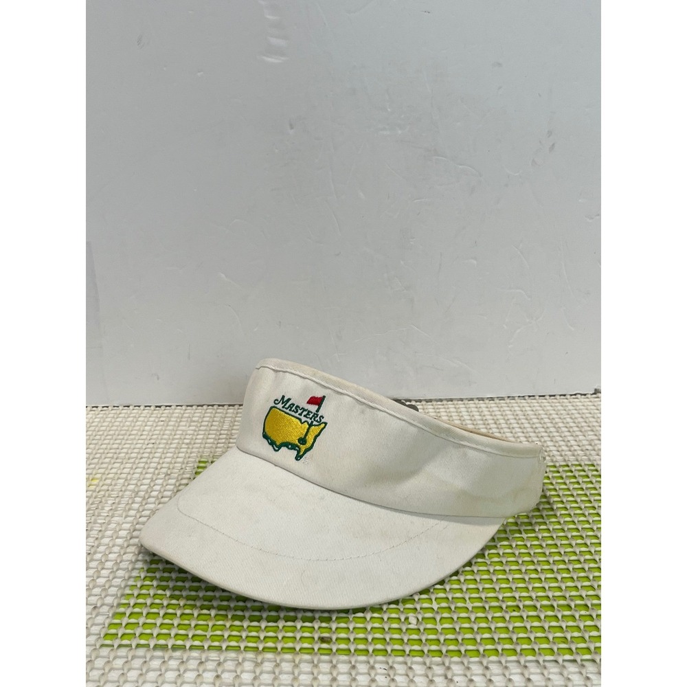 American Needle Masters Golf Visor White Adjustable Cotton Tournament Hat